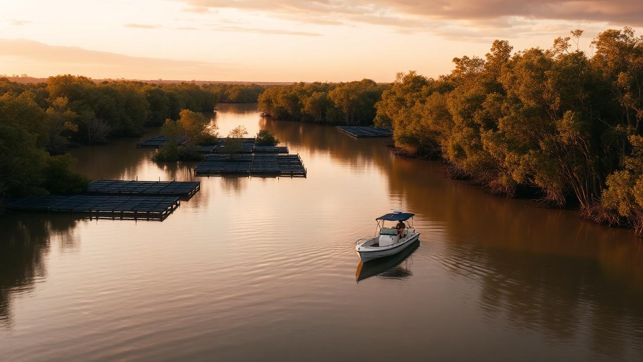 Australian estuary fishing water